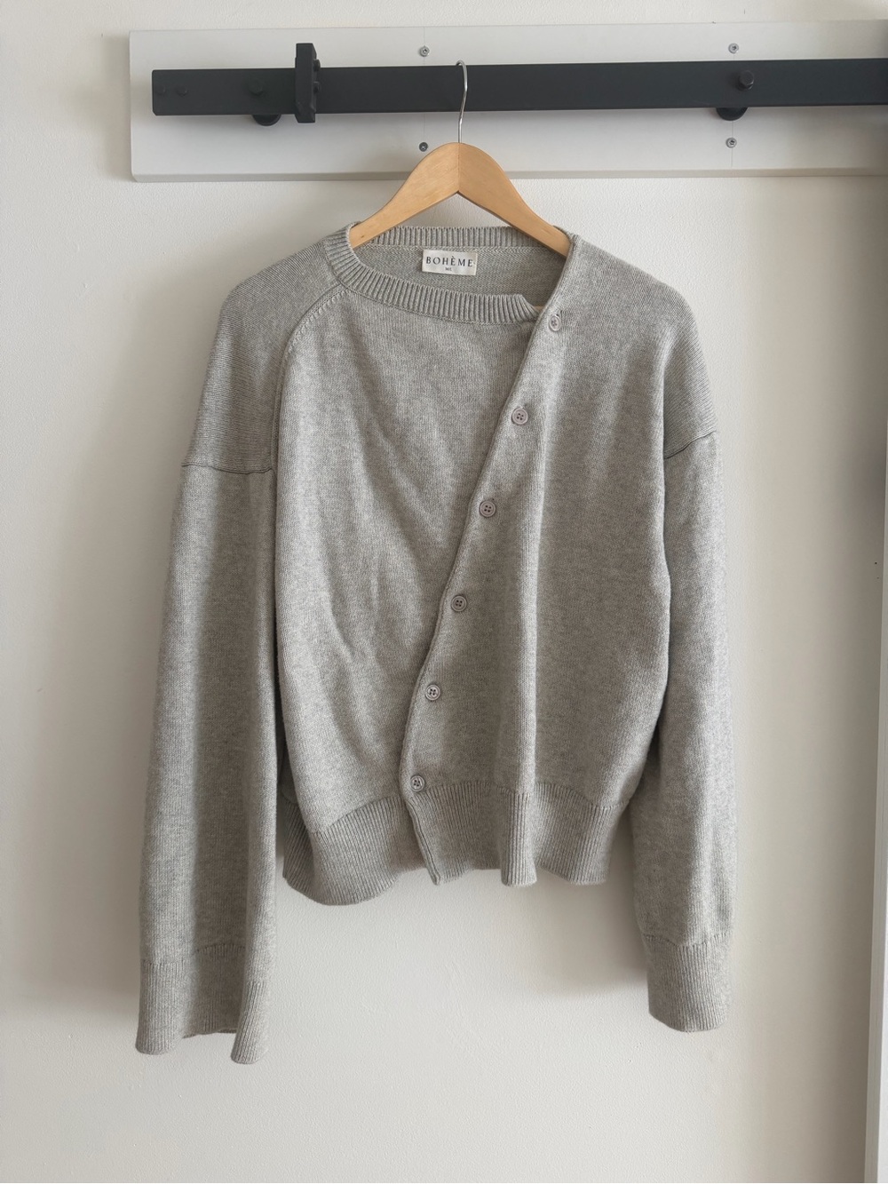 Boheme Asymmetrical Knit in Mist